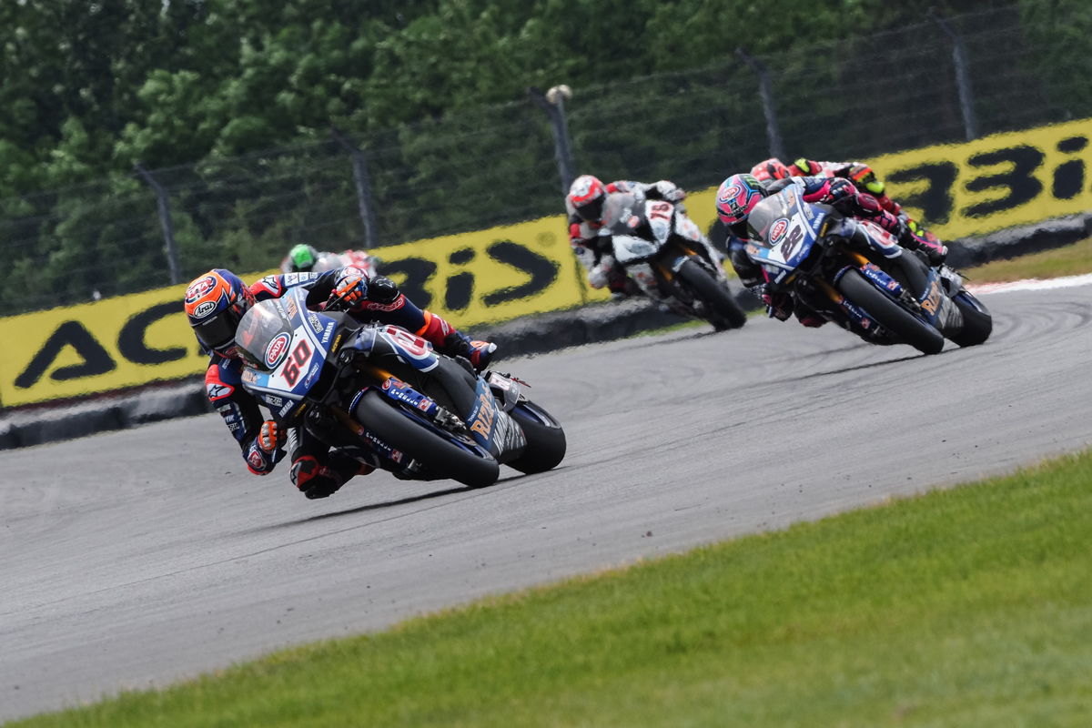 Michael Van der Mark en Donington Park