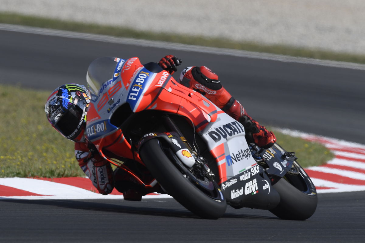 Jorge Lorenzo en Montmeló