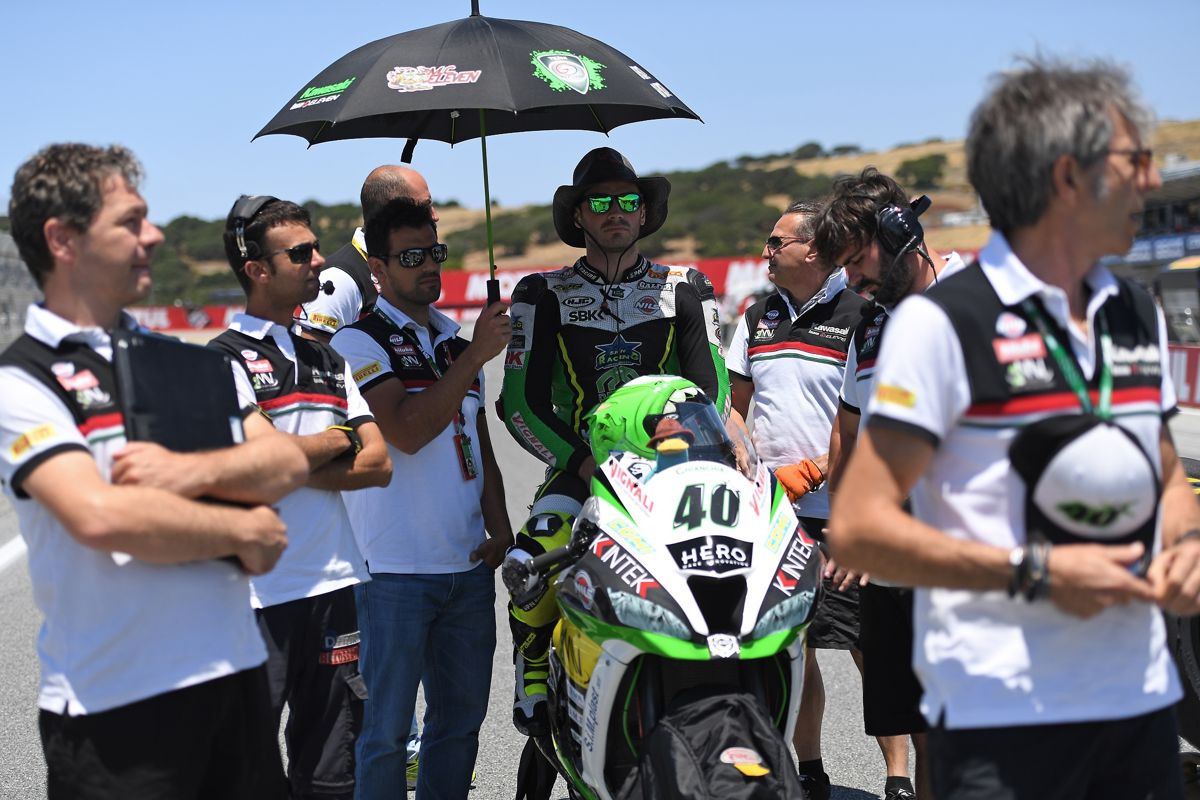 Román Ramos en Laguna Seca