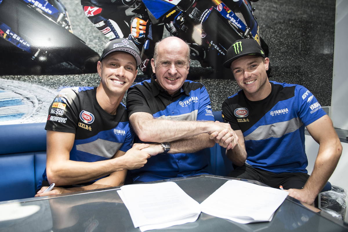 Yamaha WorldSBK renueva a Alex Lowes y Michael Van der Mark
