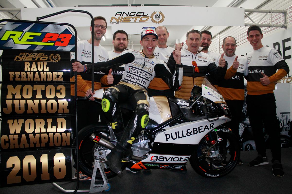 Raúl Fernández, Campeón del FIM CEV Moto3